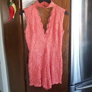 Bebe lace romper